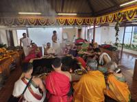 Sharadiya Navaratri Utsava 2025 - Day 9 at Karla (30 Sep 2025) Smt Sanjana Hervatte Bantwal and Shri Soham Honnavar